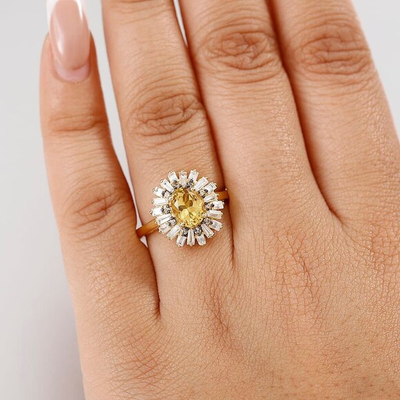 Ring Size 9.0 AAA Brazilian Heliodor 2.35ctw in 18K Gold over Sterling Silver - Picture 4 of 7